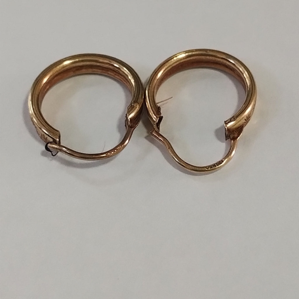 ARRACADAS PAR ORO 10 K 1.3 GRMS (SEMINUEVO)