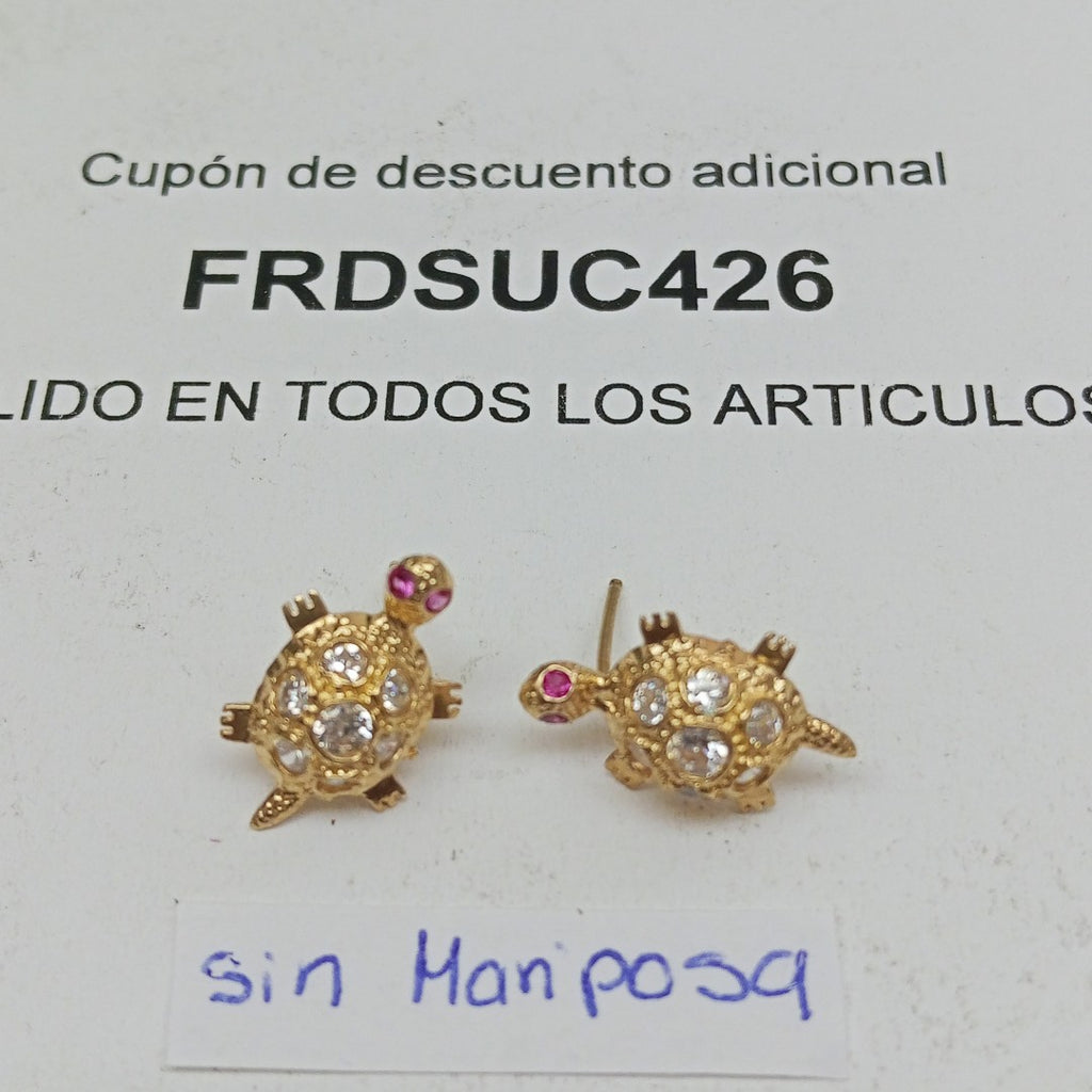 ARETES PAR ORO 10 K 2.4 GRMS (SEMINUEVO)