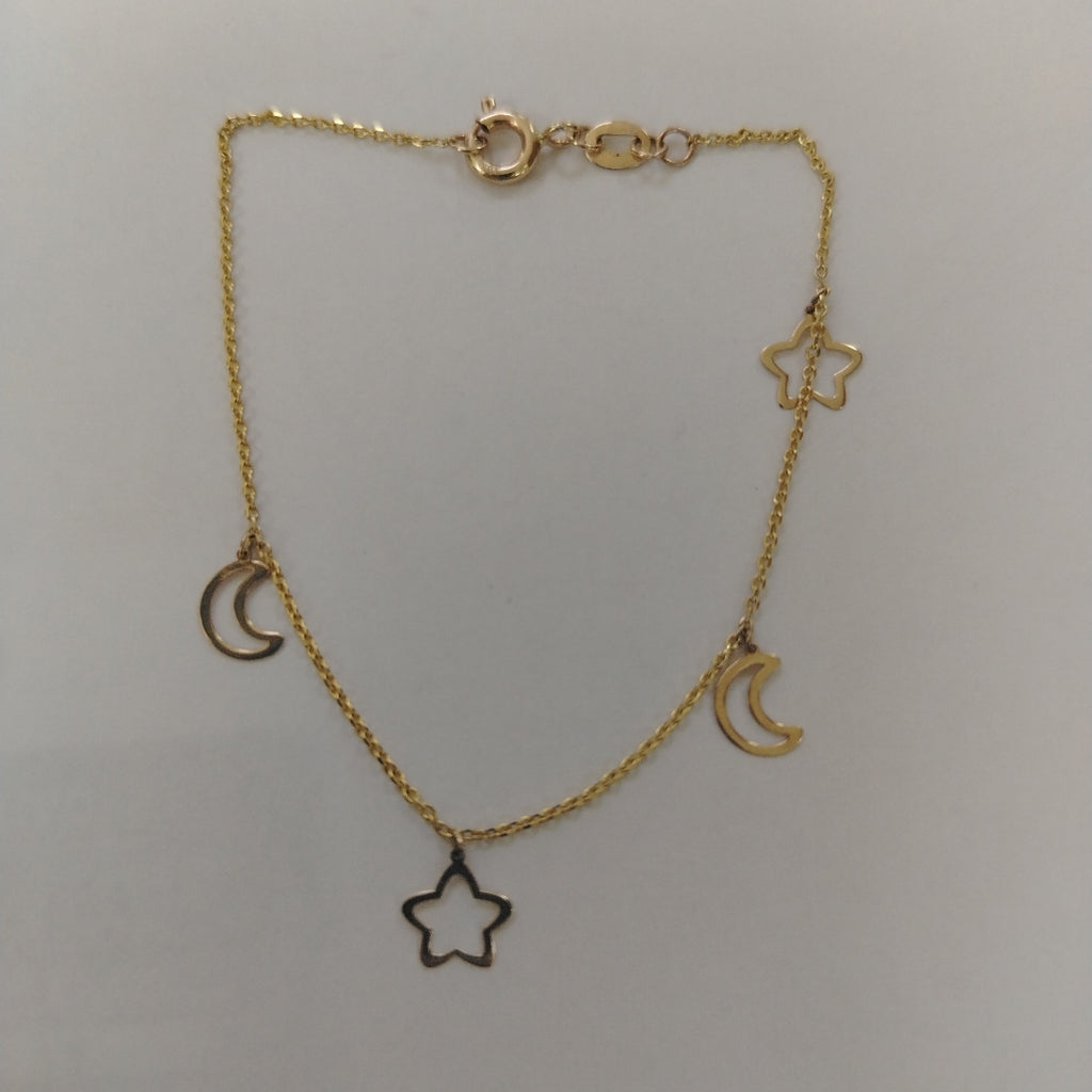 PULSERA ESPECIAL DIJES 10K 18 CM 0.9 GR (NUEVO)