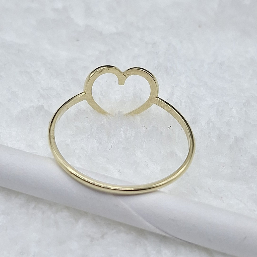 ANILLOS ANILLITO FIG CORAZON 10K TALLA 9 0.9 GR (NUEVO)