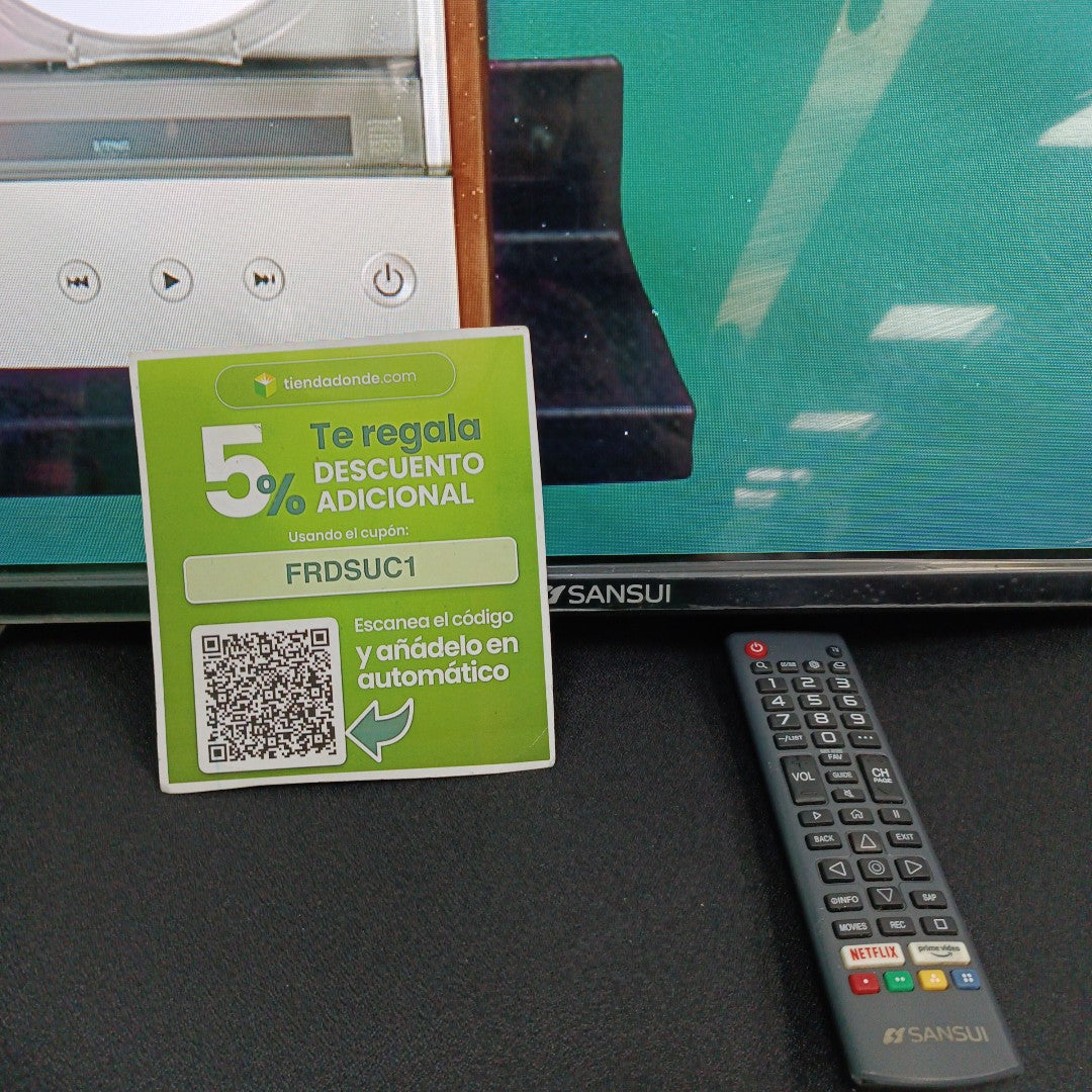 PANTALLA SANSUI SMX32KAHW (2024) 32" LED HD (SEMINUEVO)
