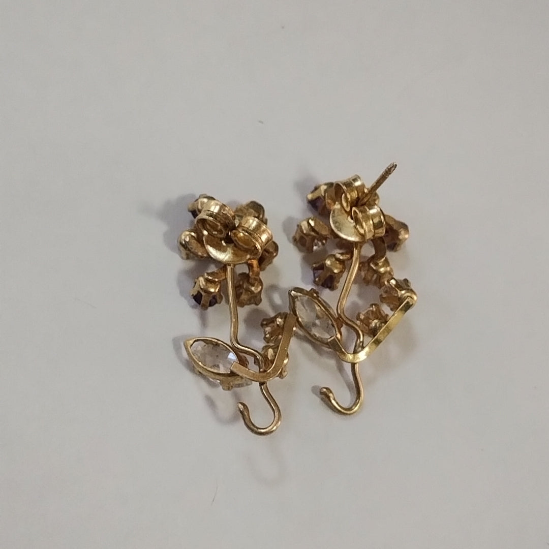 ARETES PAR ORO 10 K 1,90 GRMS (SEMINUEVO)