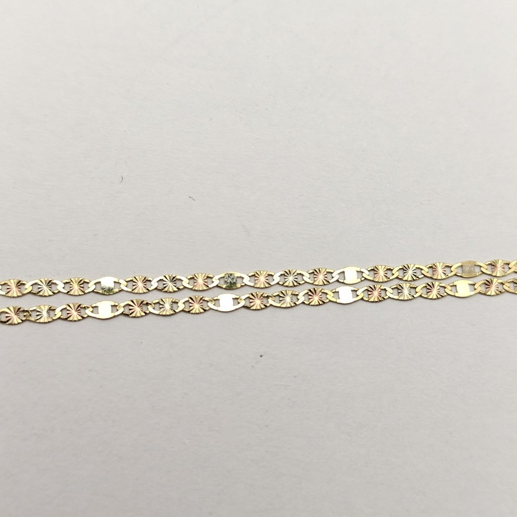 CADENA ORO COMBINADO 14 K 1,40 GRMS (SEMINUEVO)