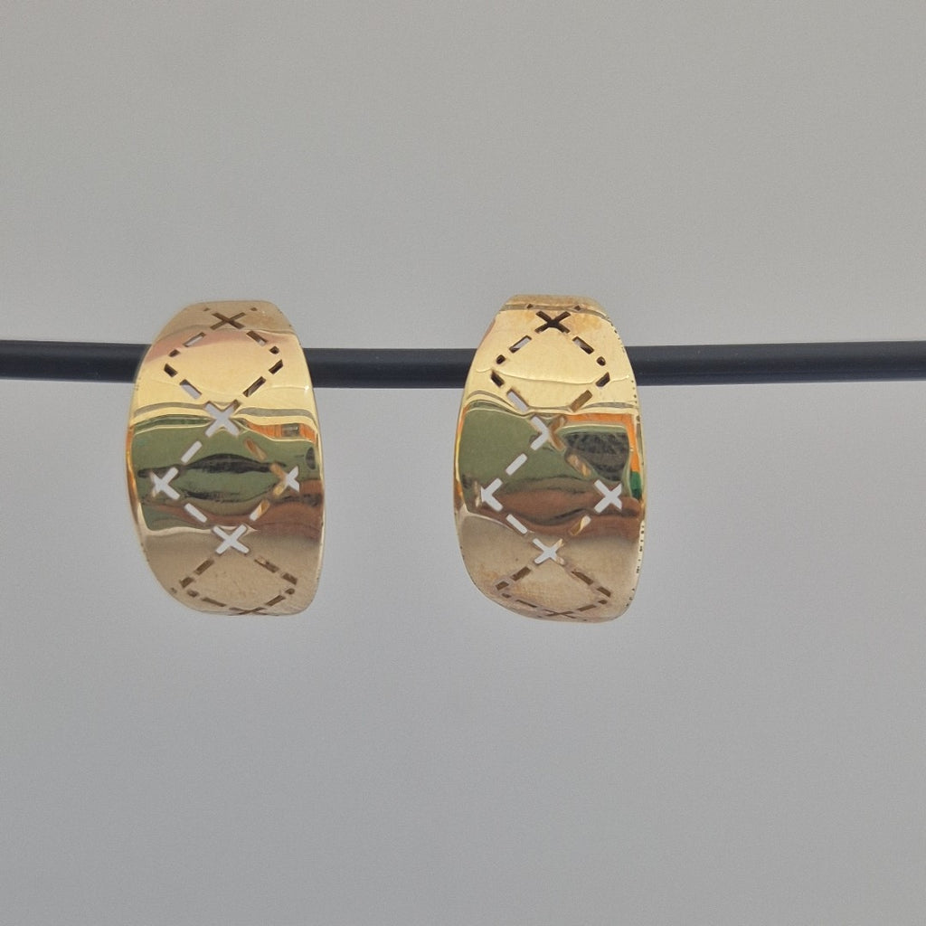 ARETES PAR ORO 14 K 2.2 GRMS (SEMINUEVO)