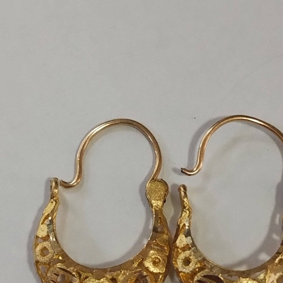 ARETES PAR ORO 10 K 1,80 GRMS (SEMINUEVO)