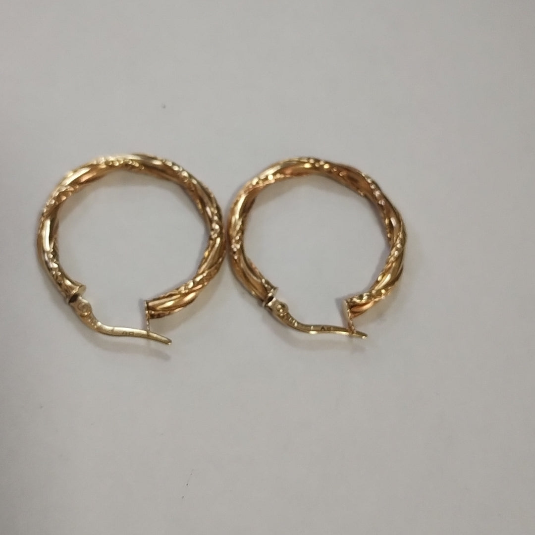 ARRACADAS PAR ORO 8 K 1,50 GRMS (SEMINUEVO)