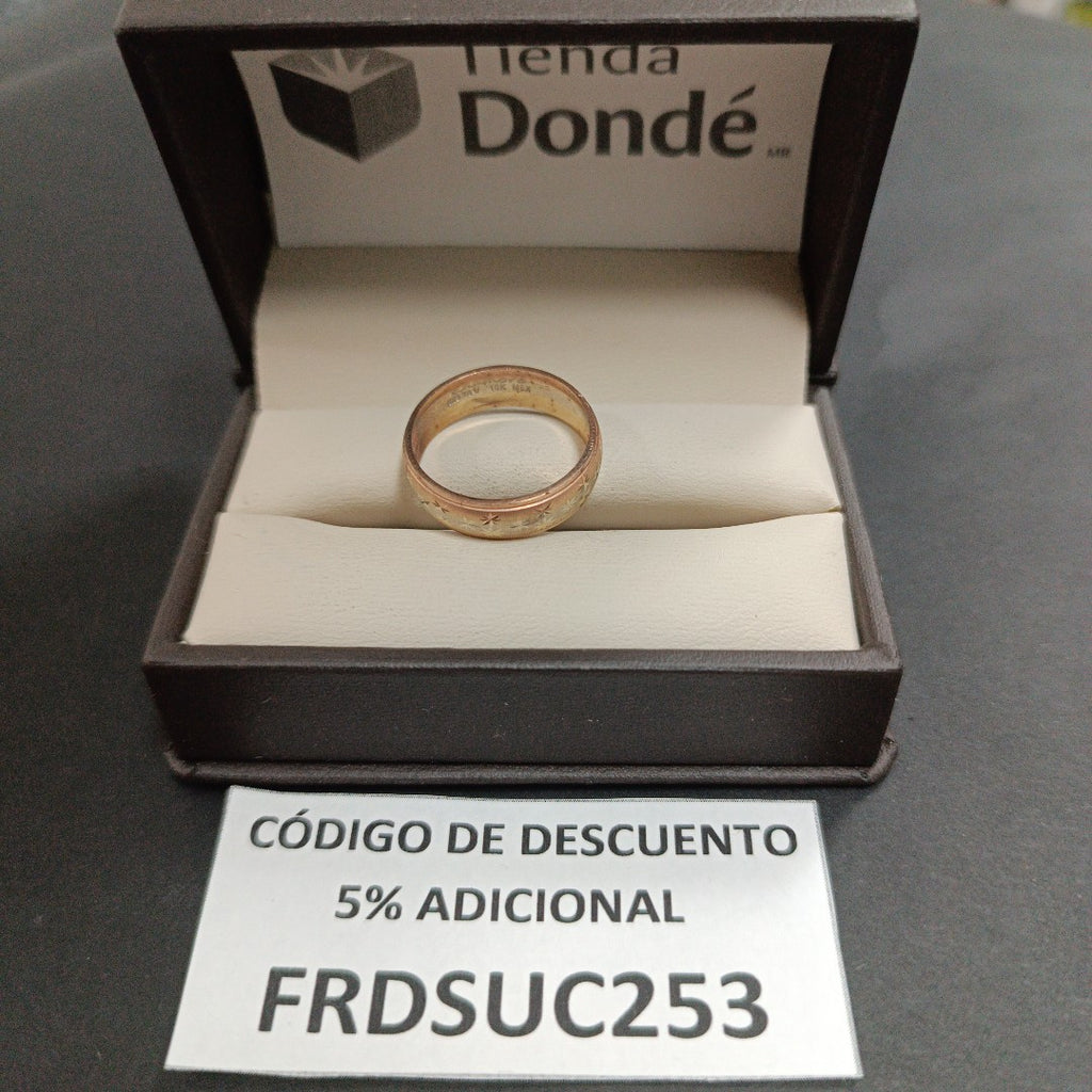 ARGOLLA ORO 10 K 2,90 GRMS (SEMINUEVO)