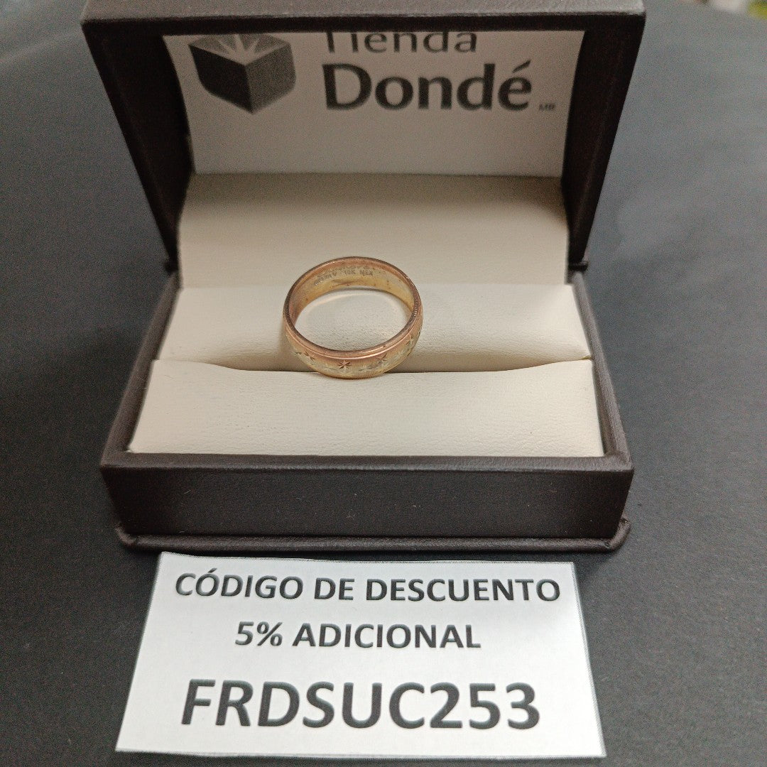 ARGOLLA ORO 10 K 2,90 GRMS (SEMINUEVO)