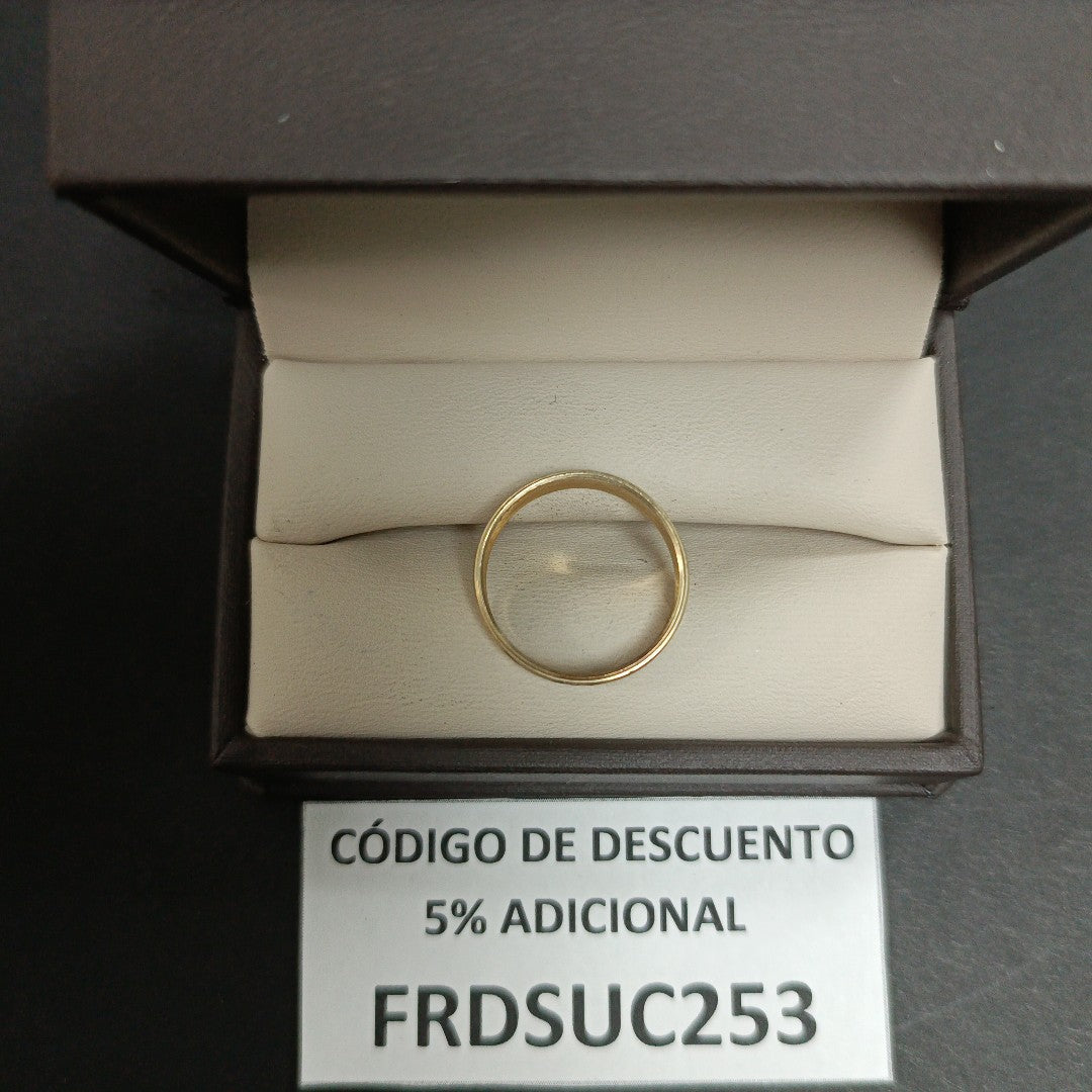 ARGOLLA ORO 10 K 1.7 GRMS (SEMINUEVO)