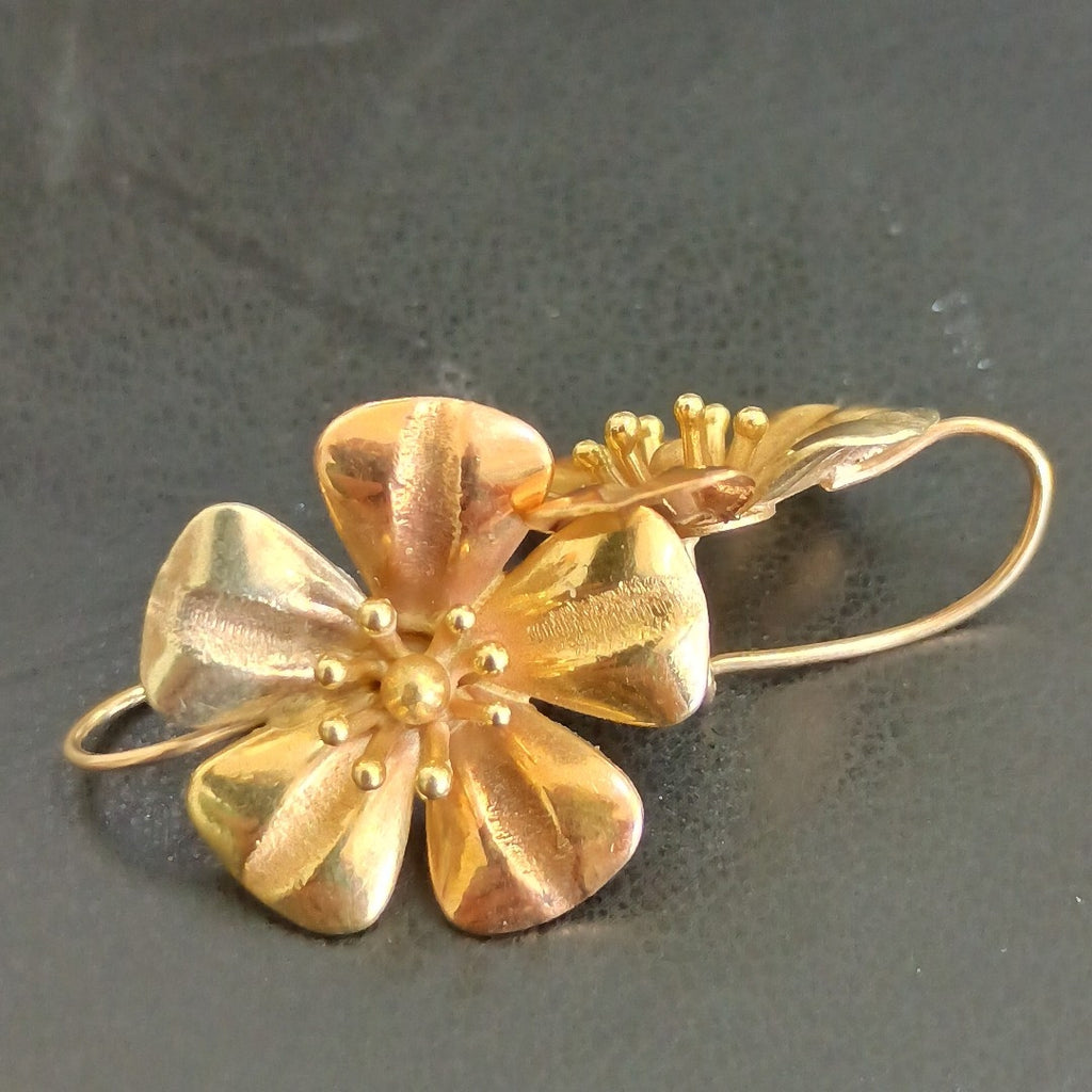 ARETES PAR ORO 10 K 3.4 GRMS (SEMINUEVO)