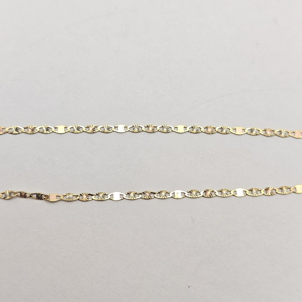 CADENA ORO COMBINADO 10 K 1.2 GRMS (SEMINUEVO)