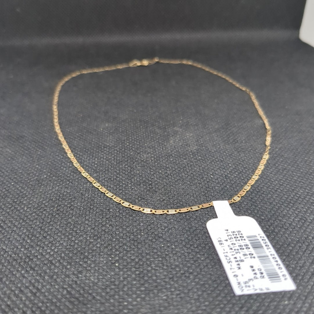 CADENA ORO, ORO COMBINADO 14 K 2.1 GRMS (SEMINUEVO)