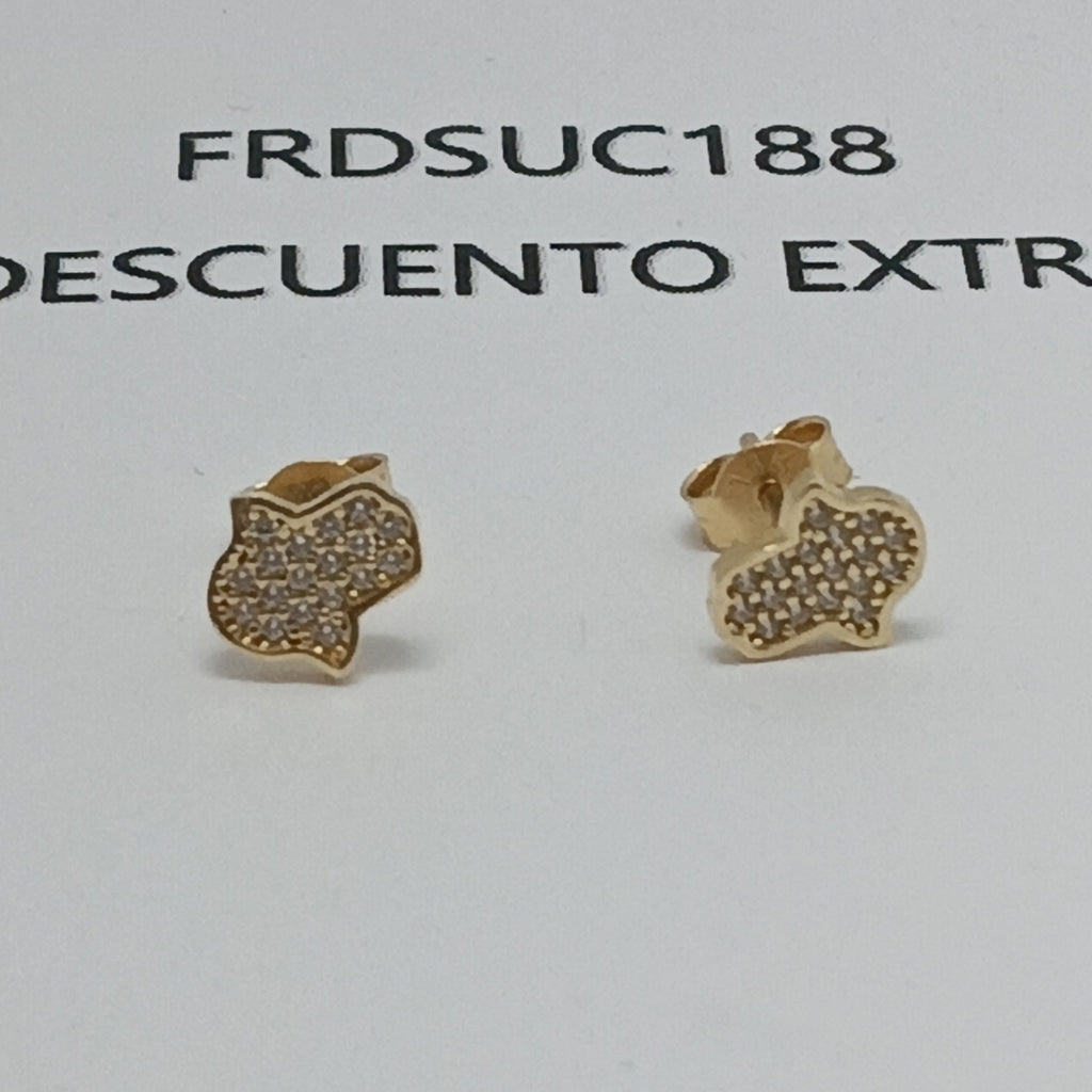 BROQUELES ORO 14K 1.3 (NUEVO)