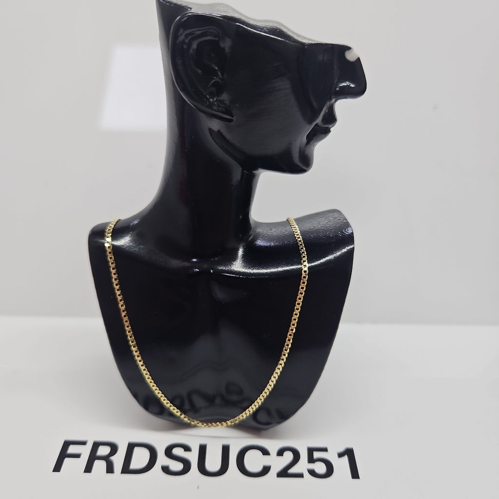 CADENAS BARBADA AMARILLA ORO 14K 2 (NUEVO)
