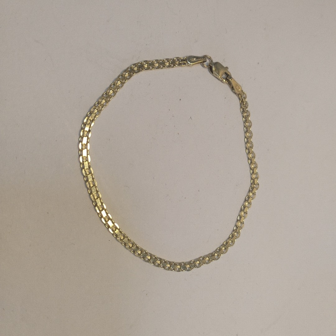 PULSERA BISMARK 14K 18 CM 2.4 GR (NUEVO)