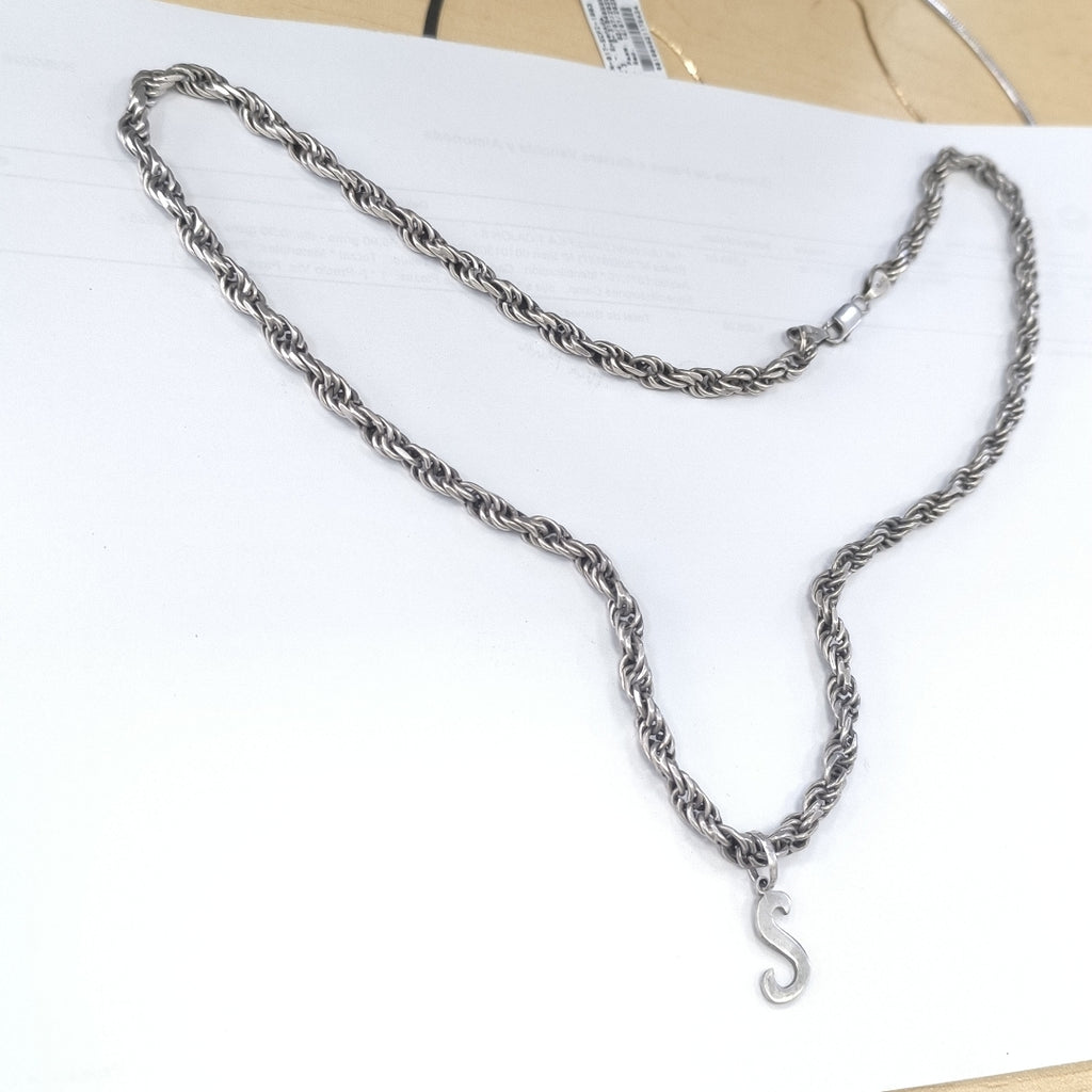 CADENA,DIJE PLATA 55,90 GRMS (SEMINUEVO)