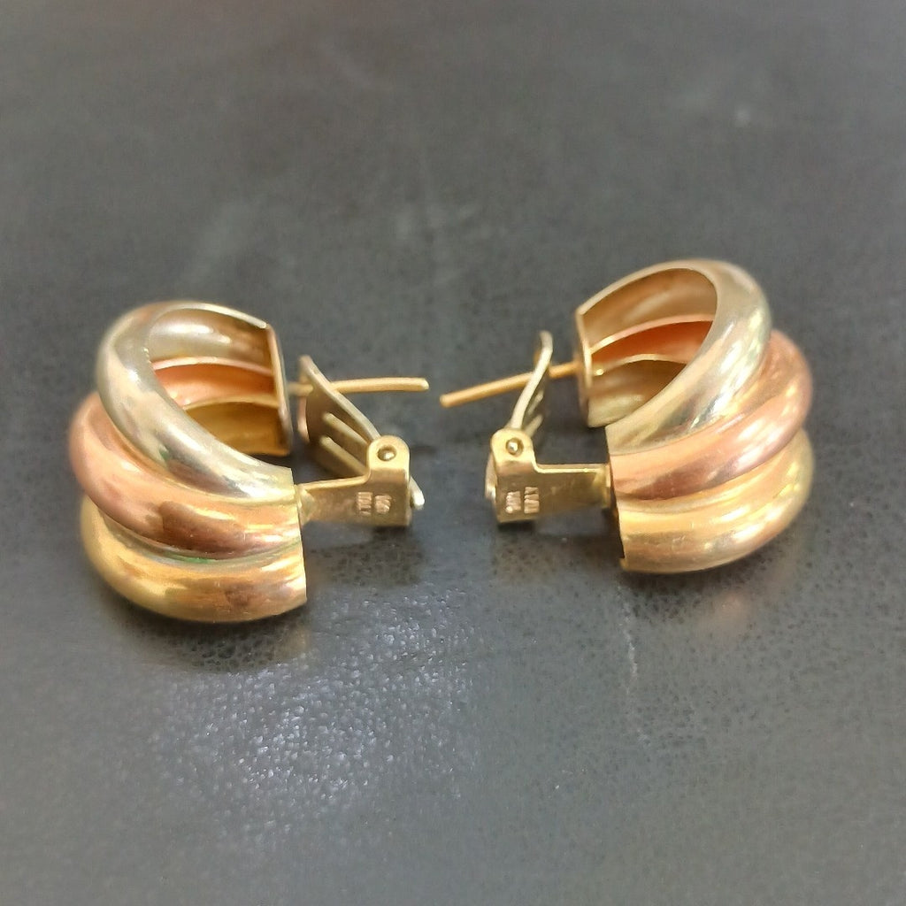 ARETES PAR ORO 14 K 6.1 GRMS (SEMINUEVO)