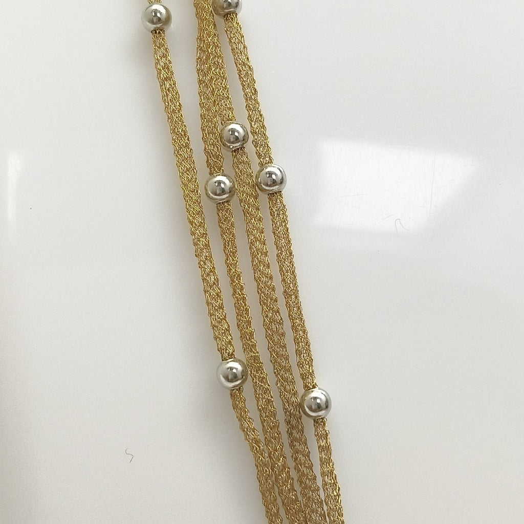 GARGANTILLA ORO COMBINADO 14 K 13,60 GRMS (SEMINUEVO)