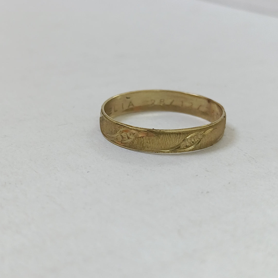 ARGOLLA ORO 10 K 1.8 GRMS (SEMINUEVO)