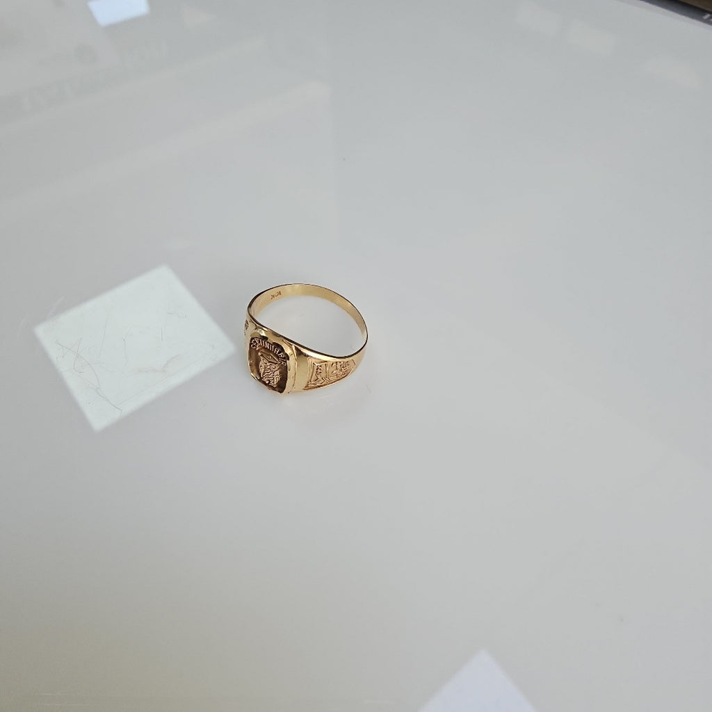 ANILLO DE GRADUACIÓN ORO 10 K 1.7 GRMS (SEMINUEVO)