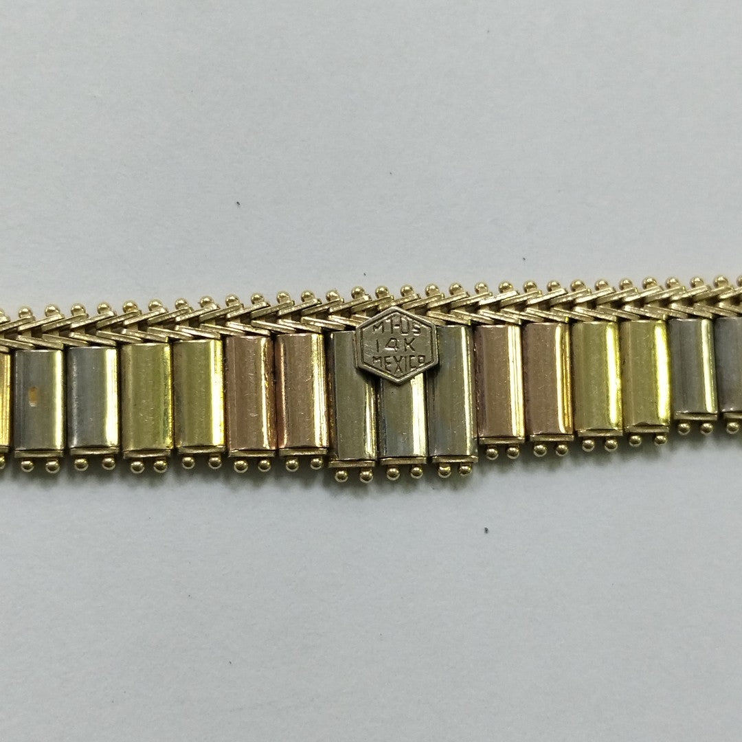 GARGANTILLA ORO, ORO COMBINADO 14 K 23.8 GRMS (SEMINUEVO)