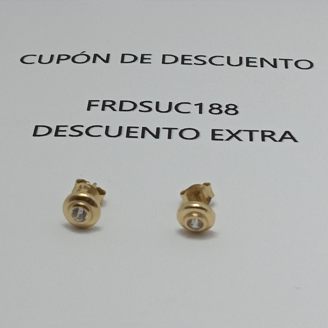 BROQUELES ORO 14K 1.2 (NUEVO)