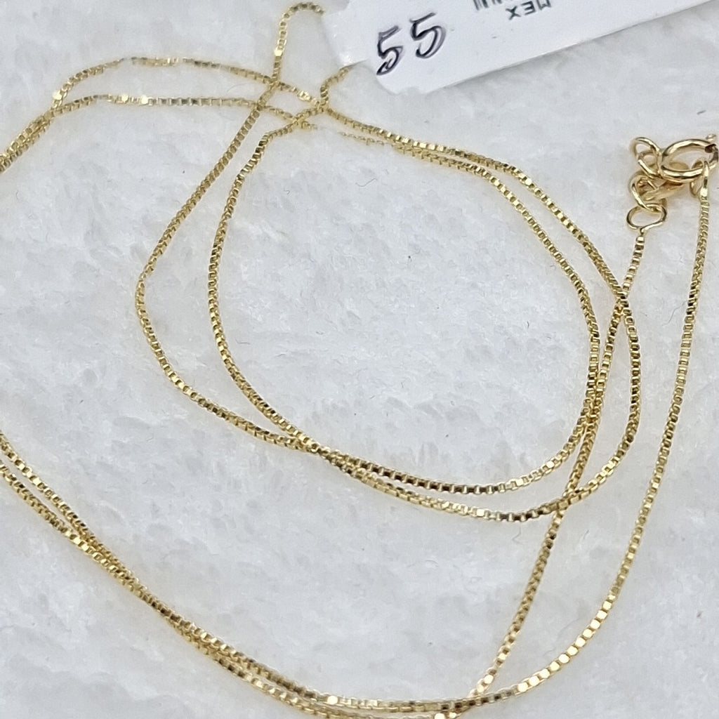 CADENA VENECIANO 14K 55 CM 1.8 GR (NUEVO)