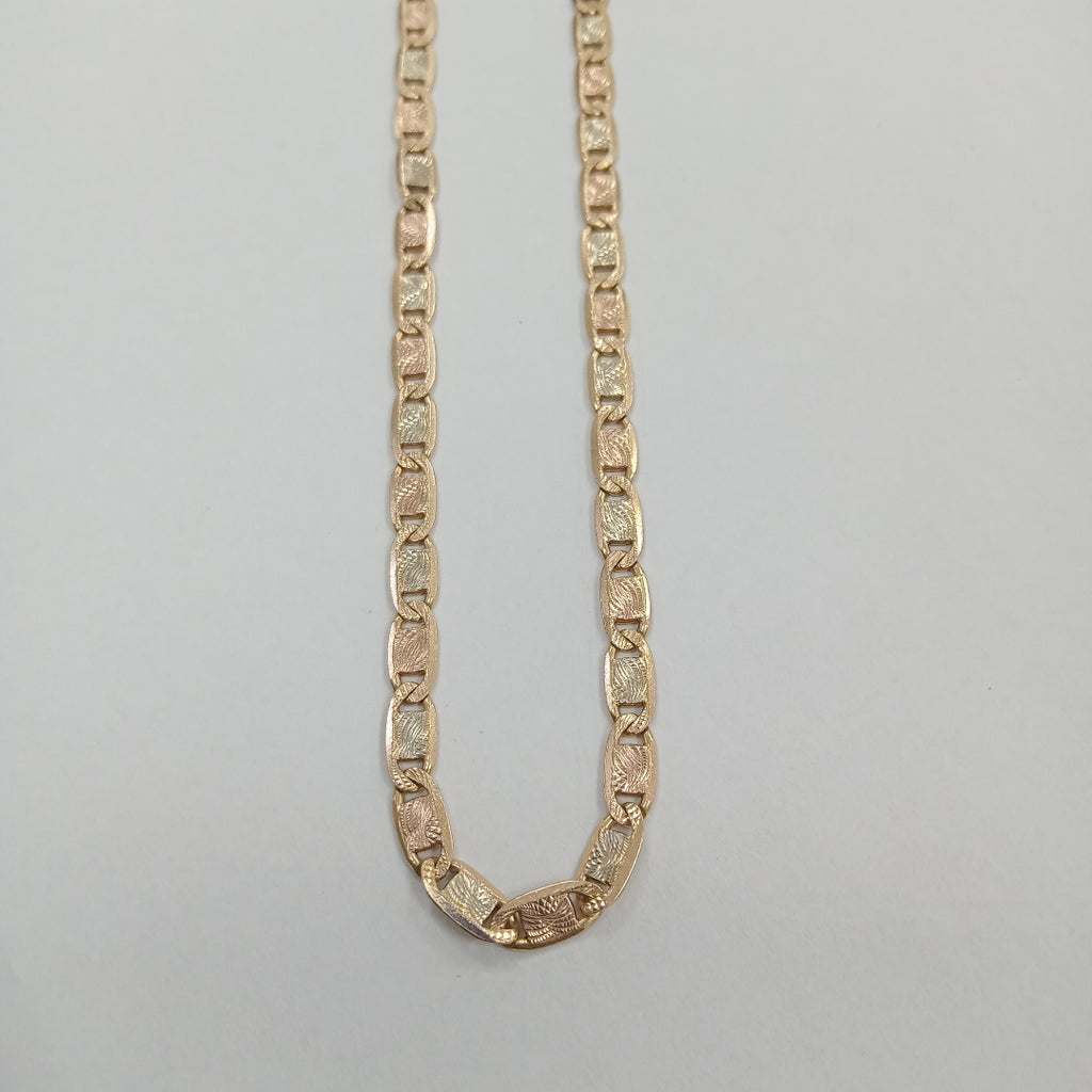 CADENA ORO,ORO COMBINADO 10 K 9,50 GRMS (SEMINUEVO)