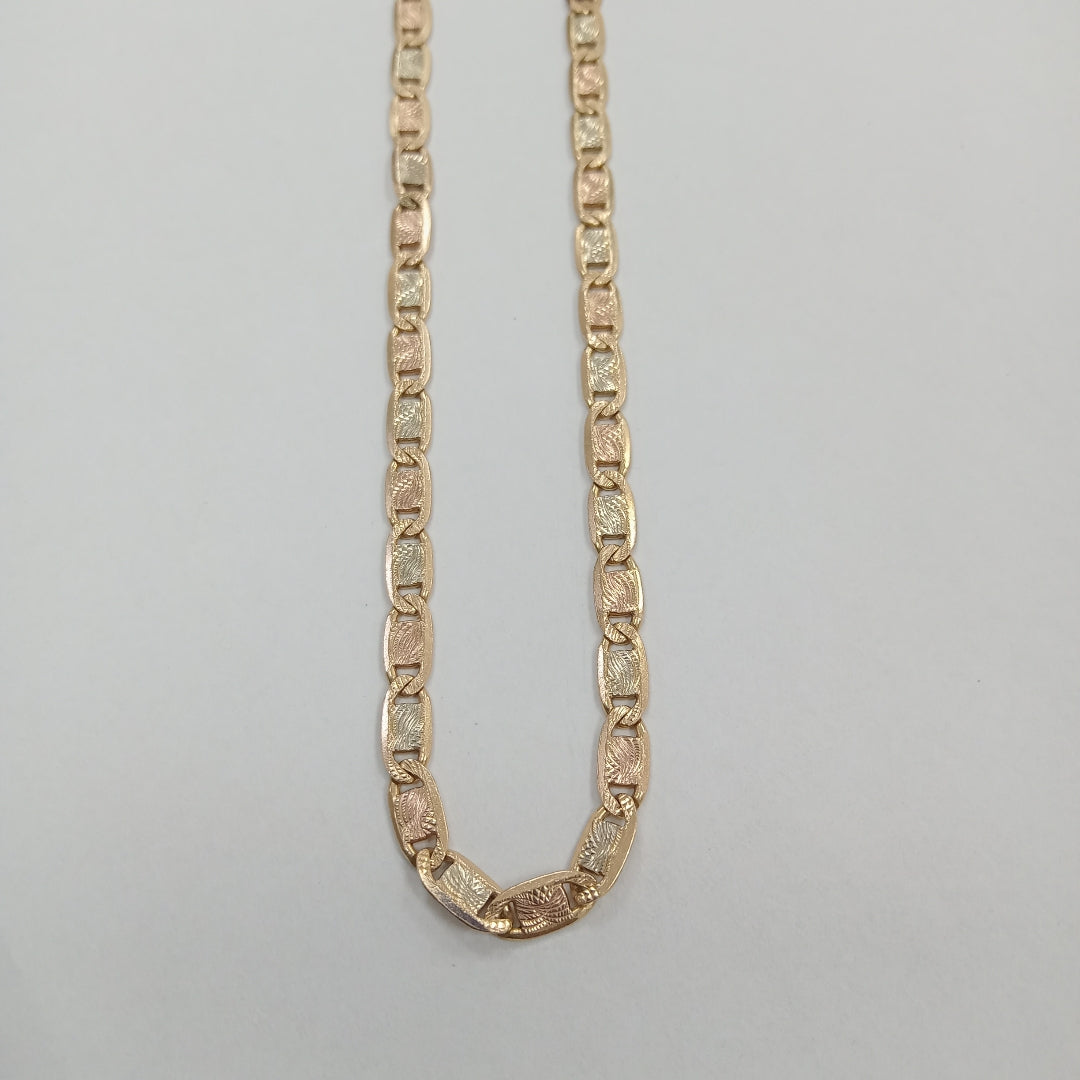 CADENA ORO,ORO COMBINADO 10 K 9,50 GRMS (SEMINUEVO)