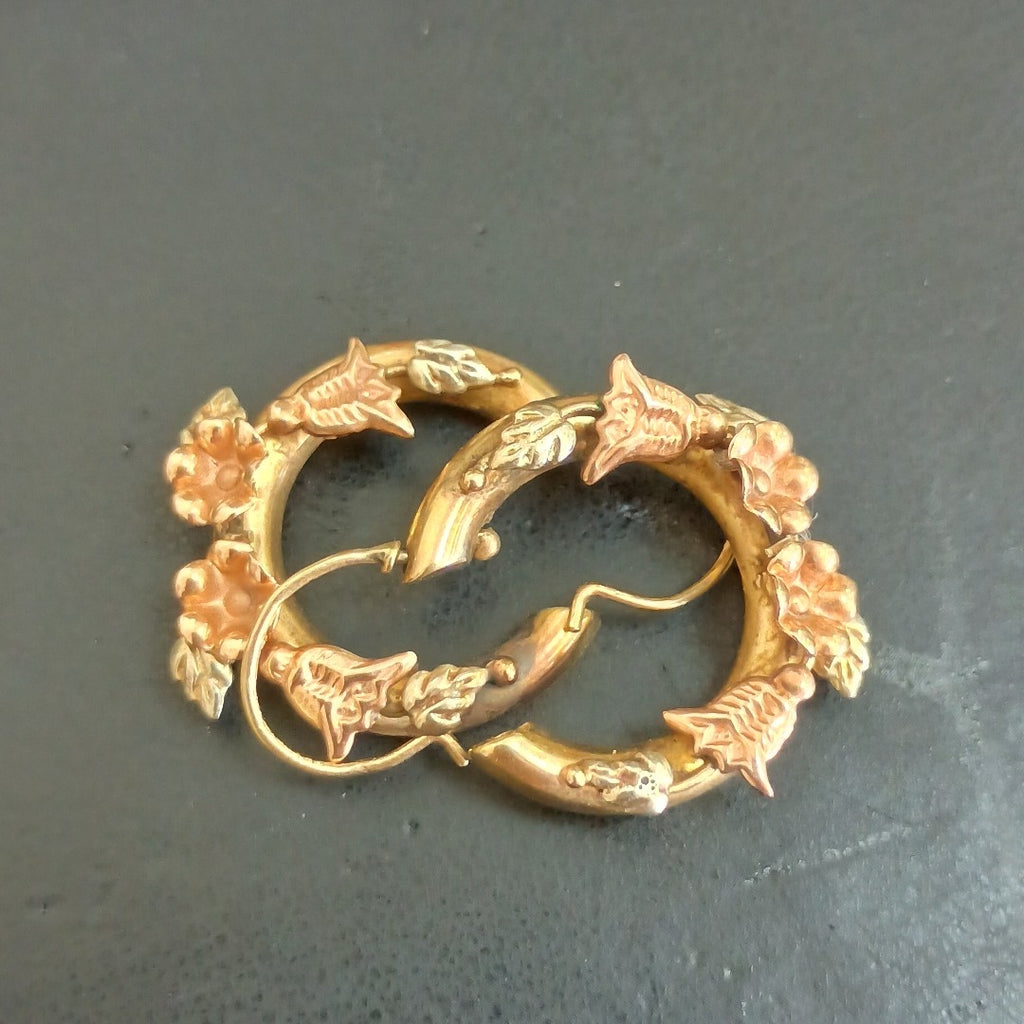 ARRACADAS PAR ORO 10 K 3,60 GRMS (SEMINUEVO)