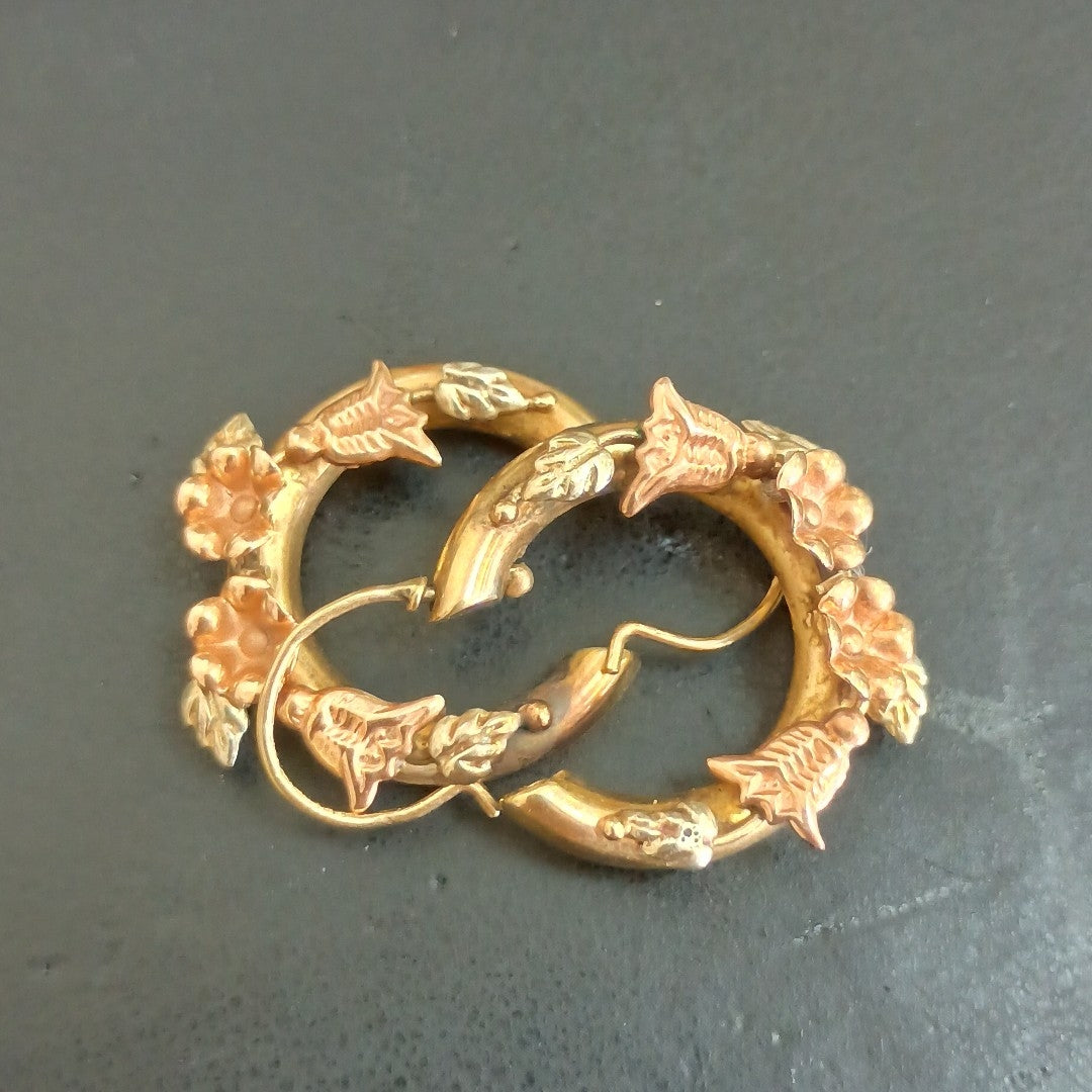 ARRACADAS PAR ORO 10 K 3,60 GRMS (SEMINUEVO)