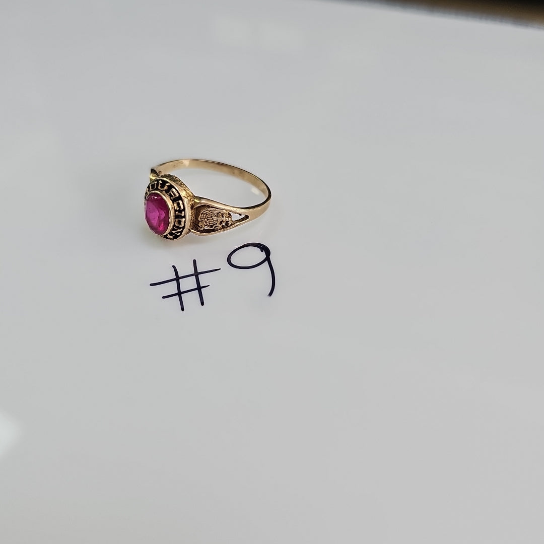 ANILLO DE GRADUACIÓN ORO 8 K 3,00 GRMS (SEMINUEVO)