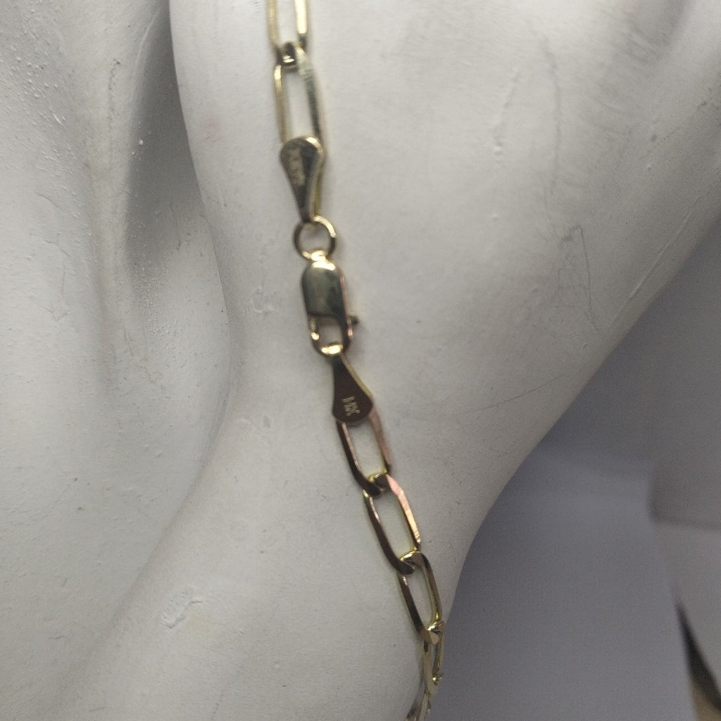 PULSERA ESLABON 14K 21 CM 4.3 GR (NUEVO)