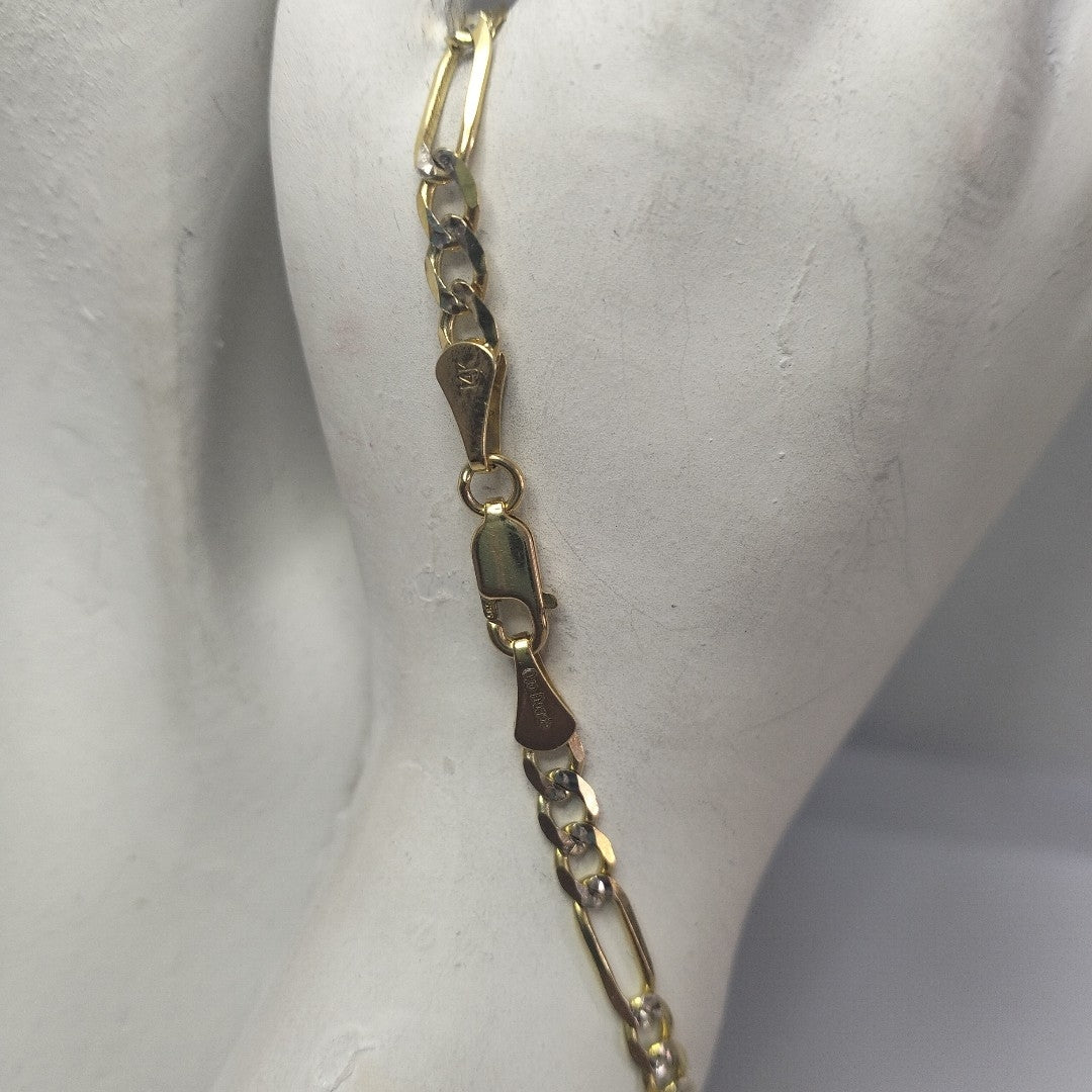PULSERA 3X1 14K 21 CM 4.6 GR (NUEVO)