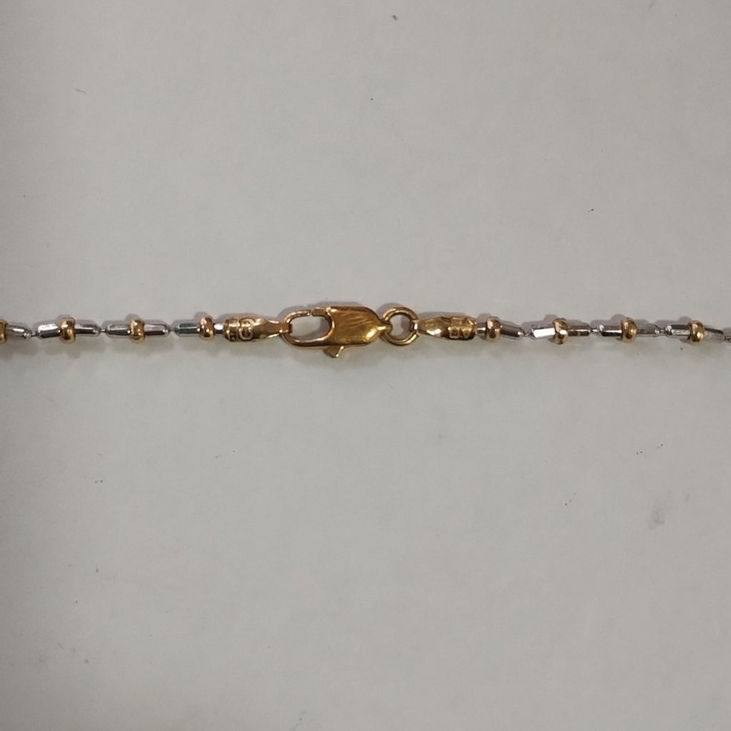 GARGANTILLA ORO COMBINADO 14 K 4.9 GRMS (SEMINUEVO)