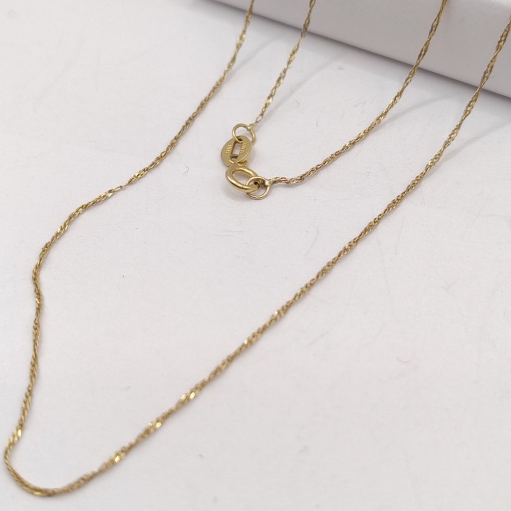 CADENA ORO 10 K 0.9 GRMS (SEMINUEVO)
