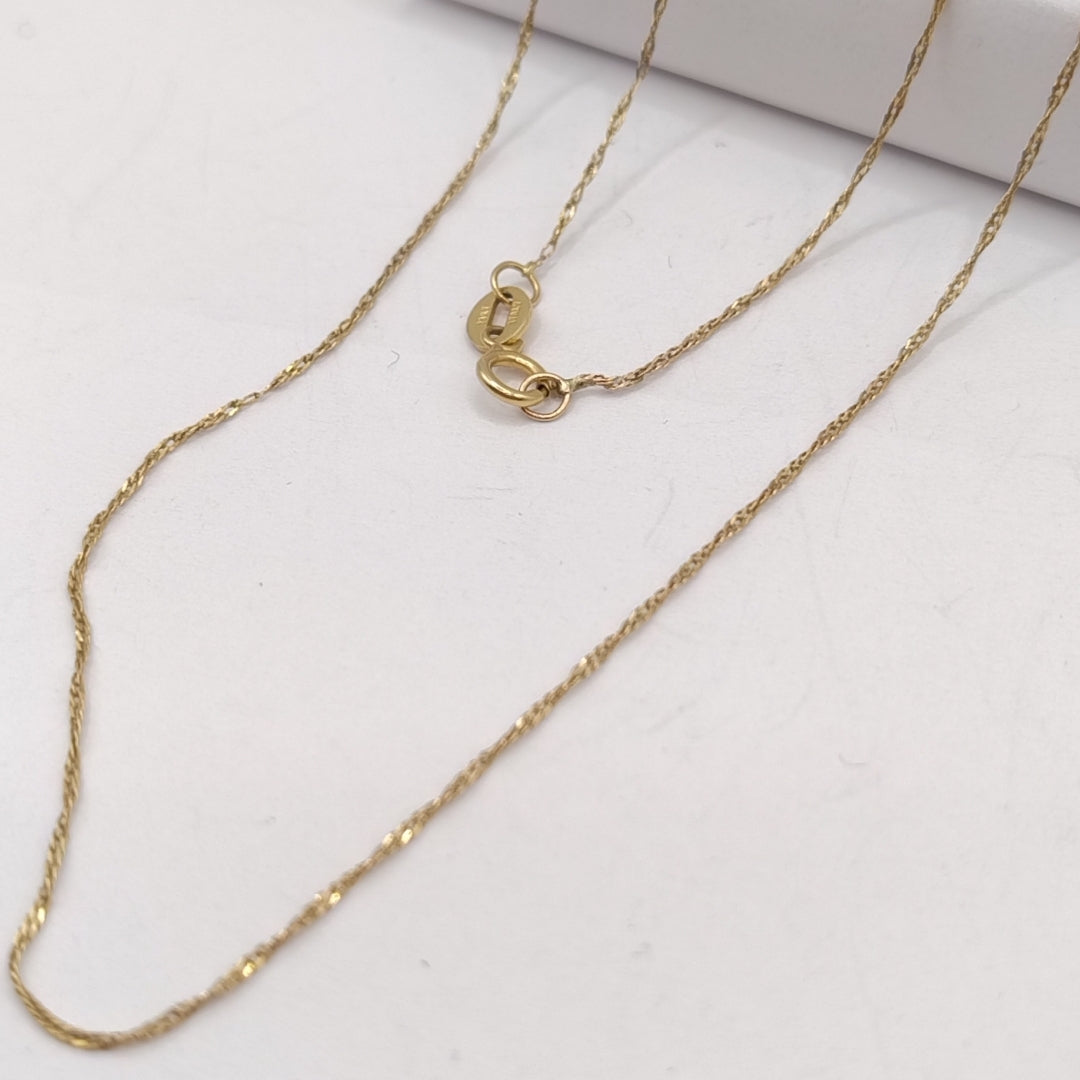 CADENA ORO 10 K 0.9 GRMS (SEMINUEVO)