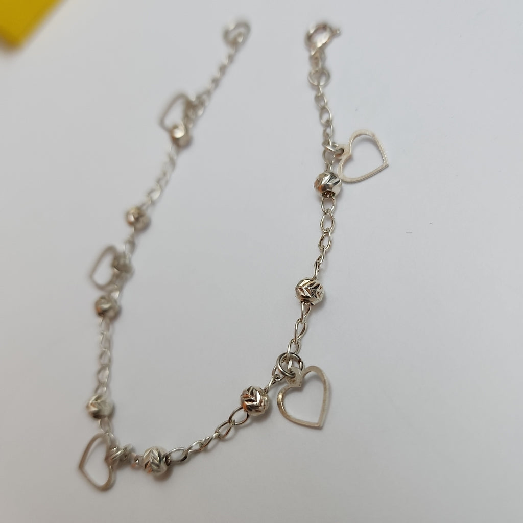 PULSERA TEJIDO ESPECIAL PLATA .925 18 CM 2.7 GR (NUEVO)