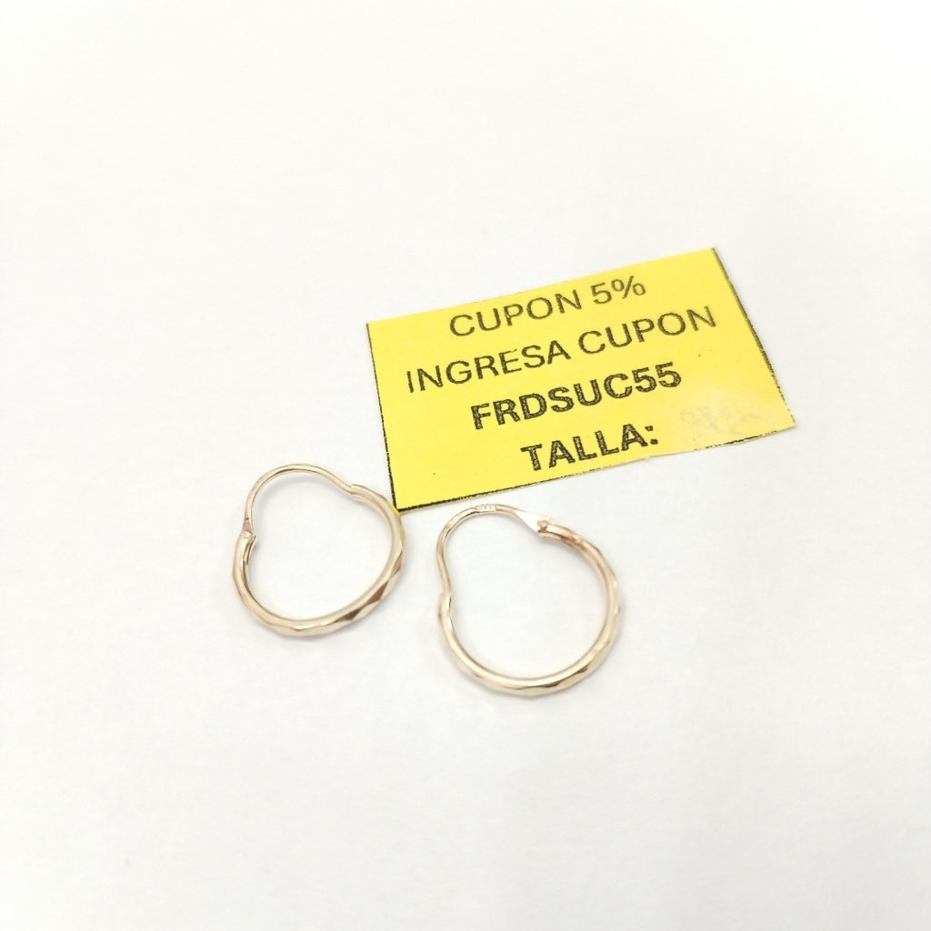 ARRACADAS PAR ORO 10 K 0.6 GRMS (SEMINUEVO)