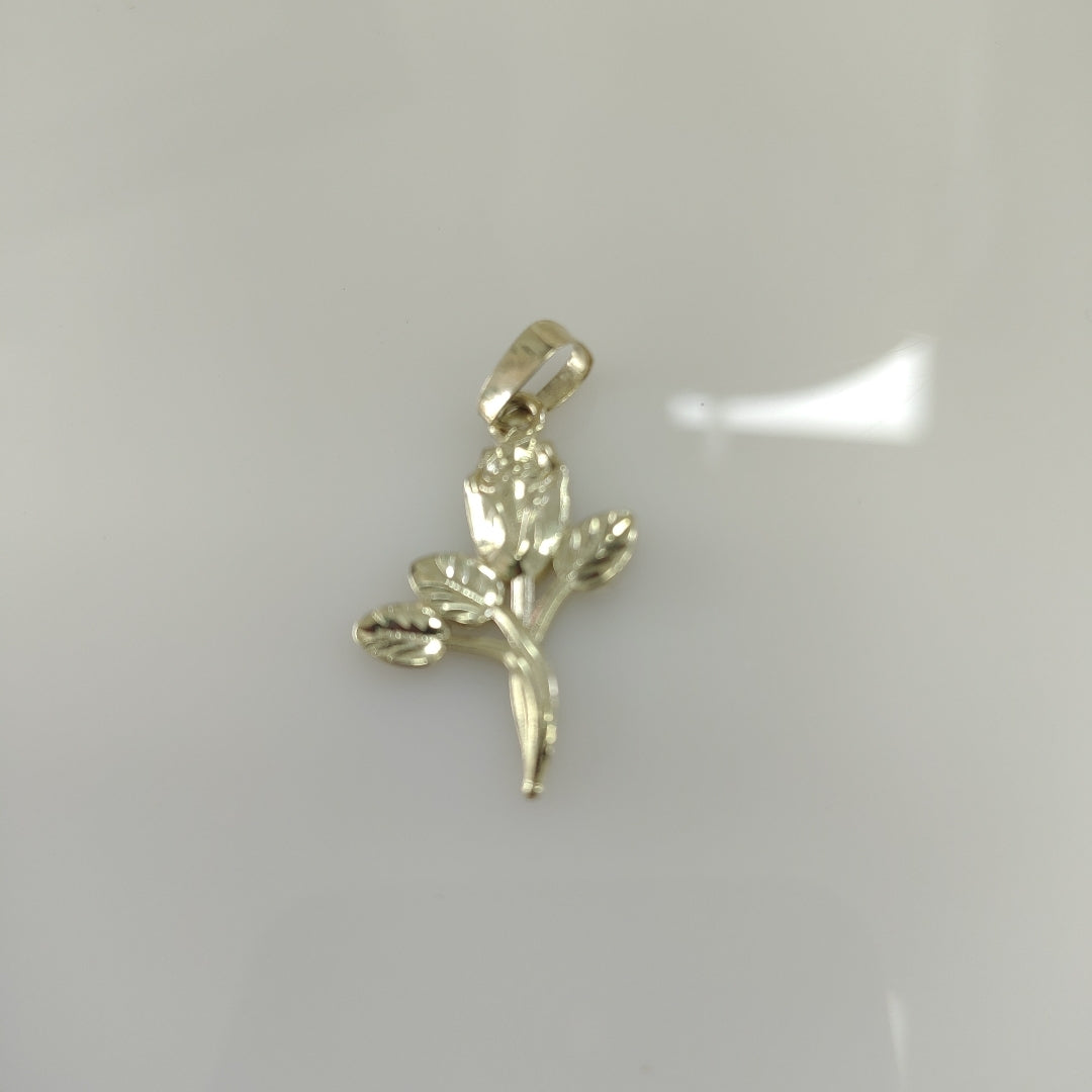 DIJE ROSA 10K 1.4 GR (NUEVO)