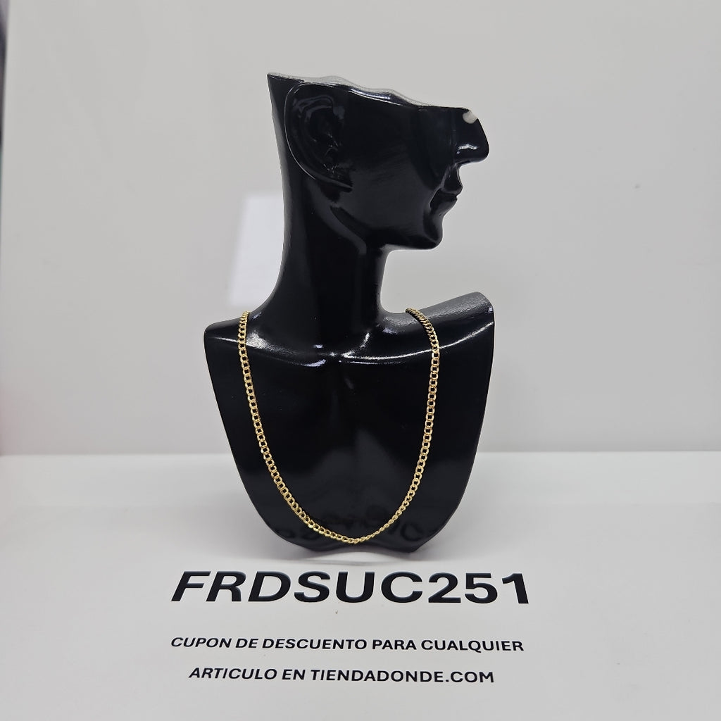 CADENAS BARBADA AMARILLA ORO 14K 2.1 (NUEVO)