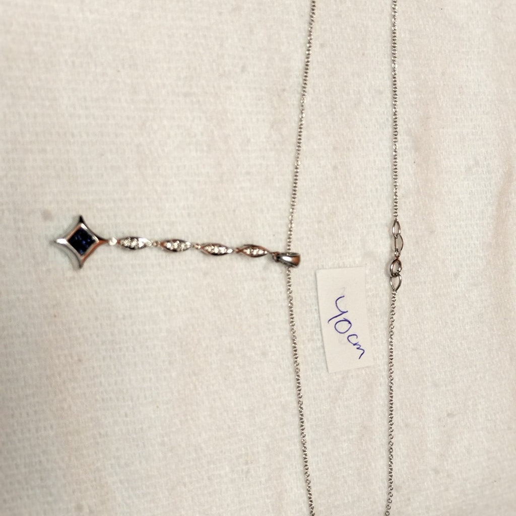 GARGANTILLA ORO BLANCO 14 K 3,50 GRMS (SEMINUEVO)