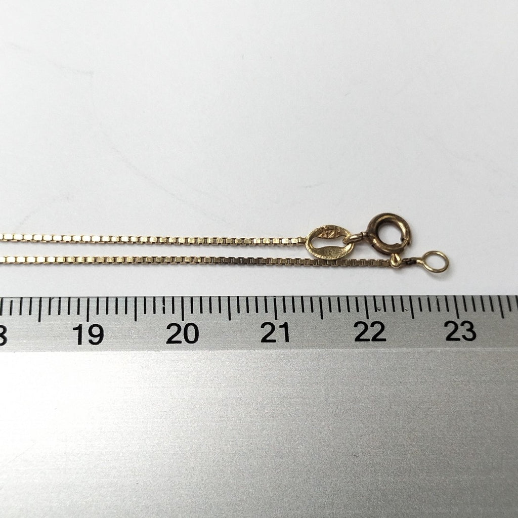 K1 7,20 GRMS 14 K IDENTIFICACIÓN GARGANTILLA TEJIDO COLA DE RATA, HECHURA (SEMINUEVO)