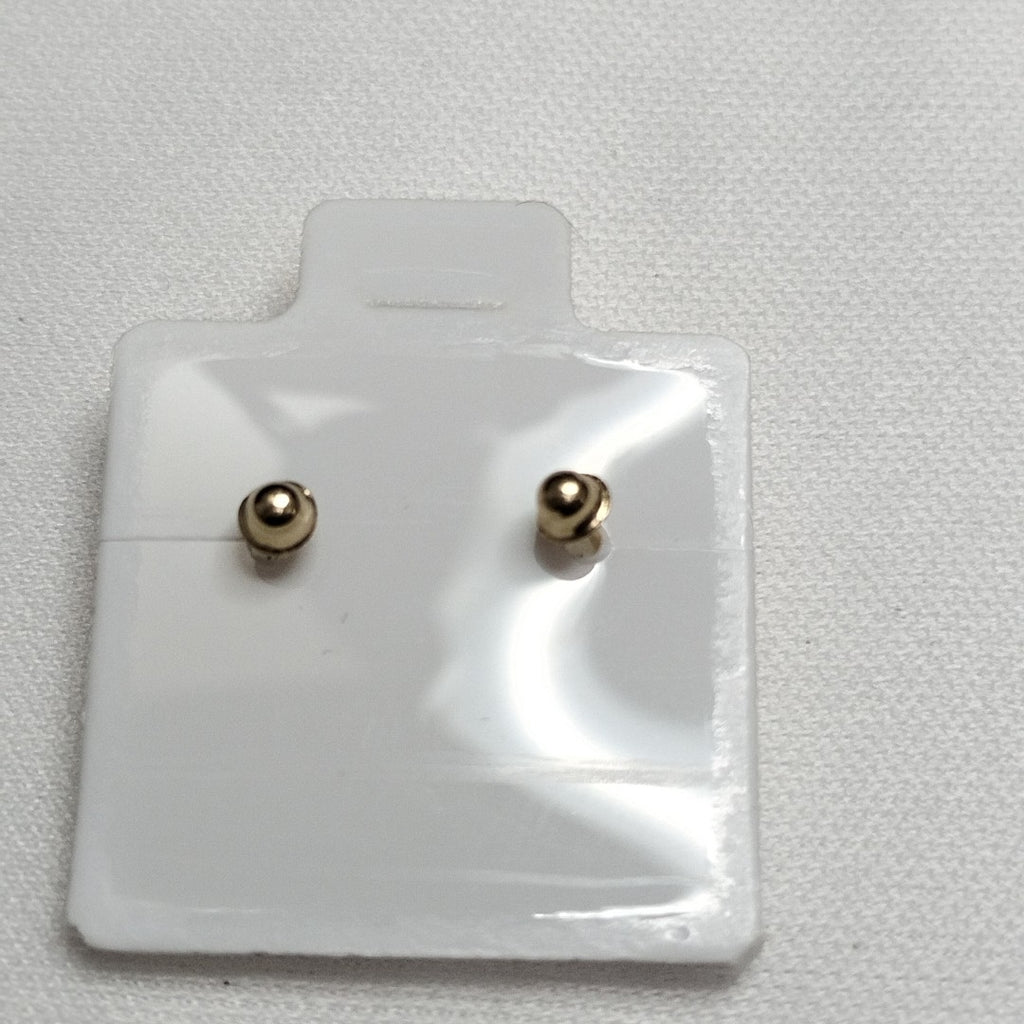 BROQUELES BROQUEL FIG BOTON C CIRCONIA 14K 0.2916 GR (NUEVO)