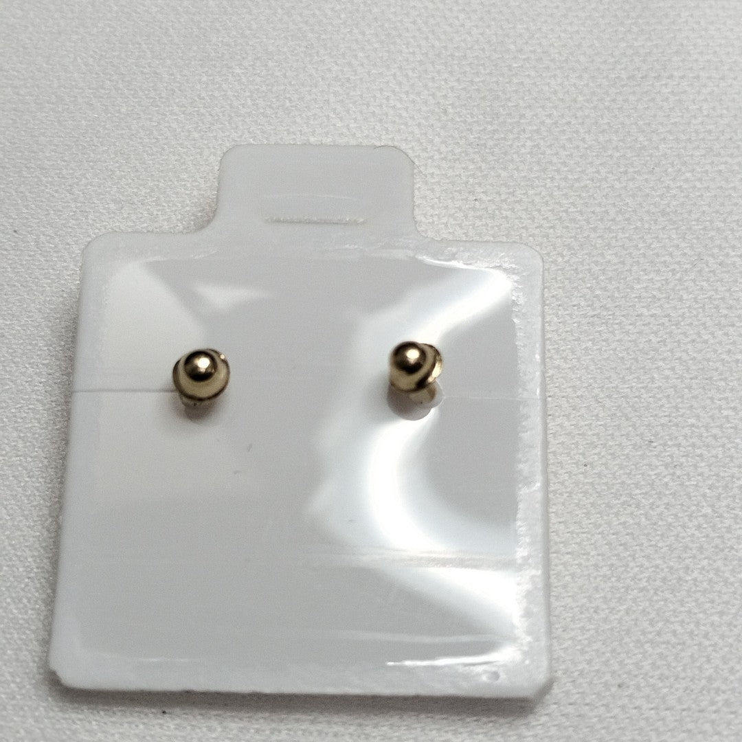 BROQUELES BROQUEL FIG BOTON C CIRCONIA 14K 0.2916 GR (NUEVO)