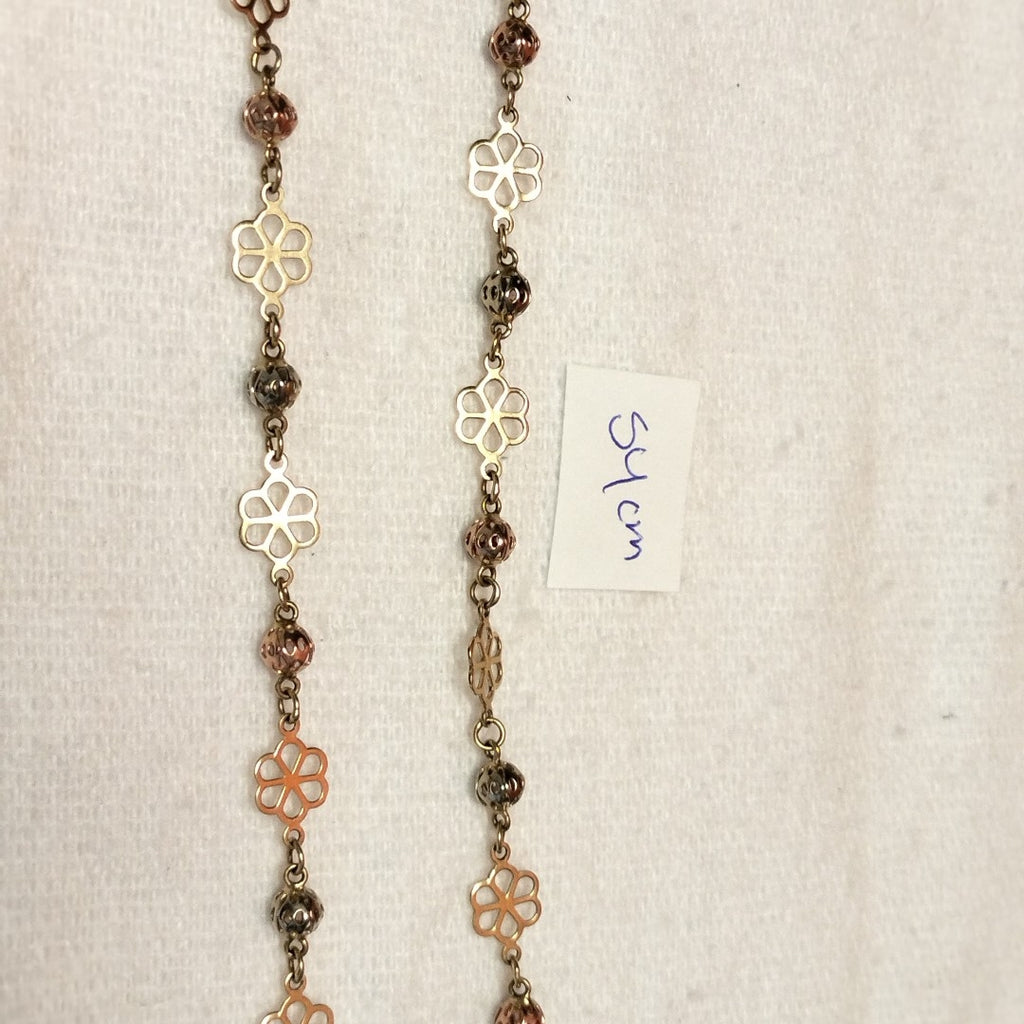 COLLAR ORO COMBINADO 14 K 11,30 GRMS (SEMINUEVO)