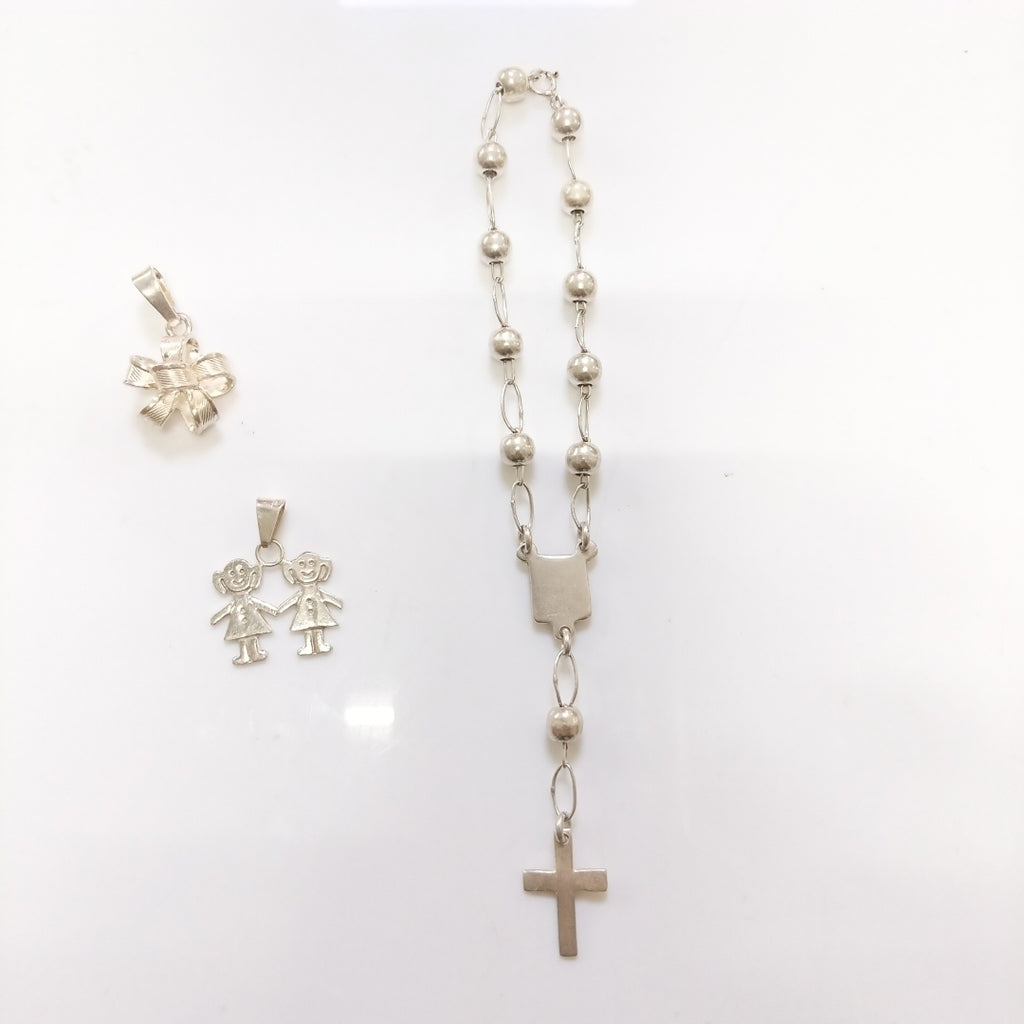 DIJE, PULSERA PLATA 14.5 GRMS (SEMINUEVO)