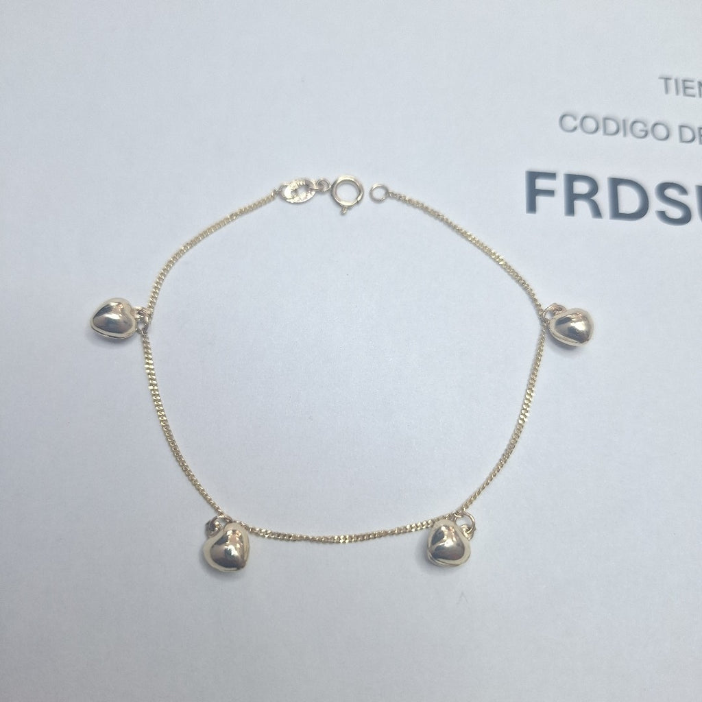 PULSERA ESPECIAL DIJES 10K 18 CM 1.6 GR (NUEVO)