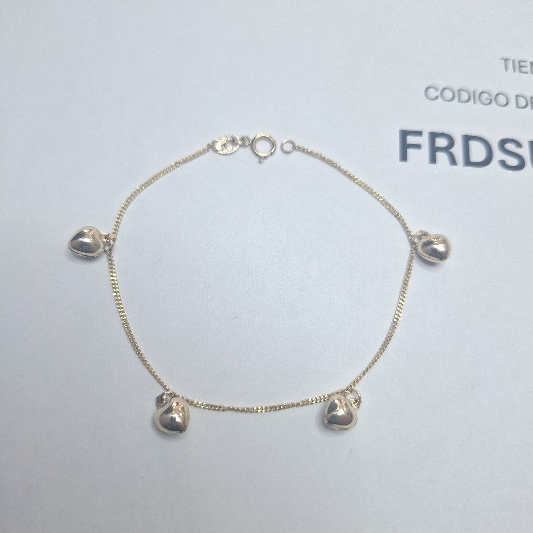 PULSERA ESPECIAL DIJES 10K 18 CM 1.6 GR (NUEVO)