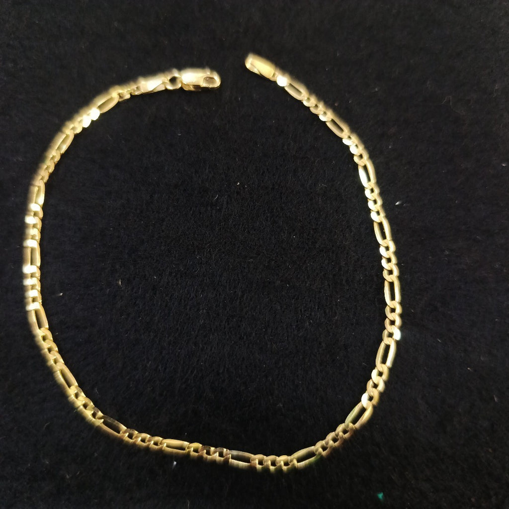 PULSERAS CABALLERO CARTIER 3 1 AMARILLA ORO 14K 2.2 (NUEVO)